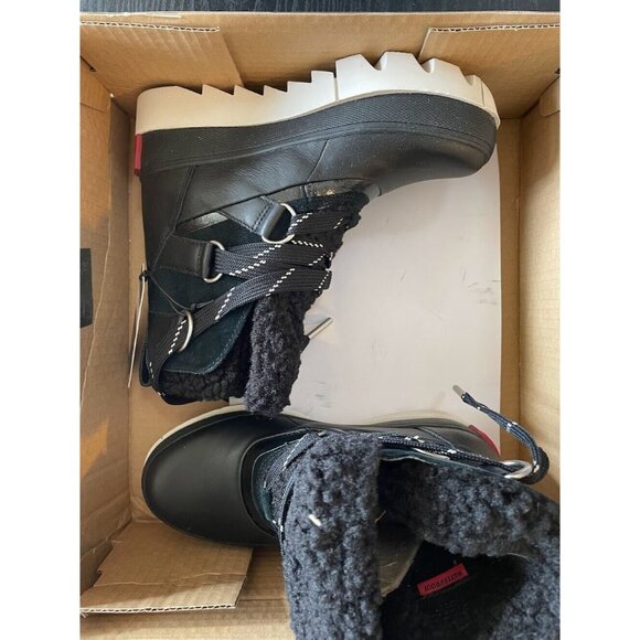 Women's 5.5 Sorel Joan of arctic next boot wp (black/fawn) - Picture 3 of 6